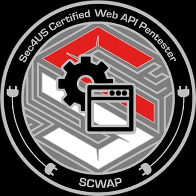 Placeholder logo for a certification.